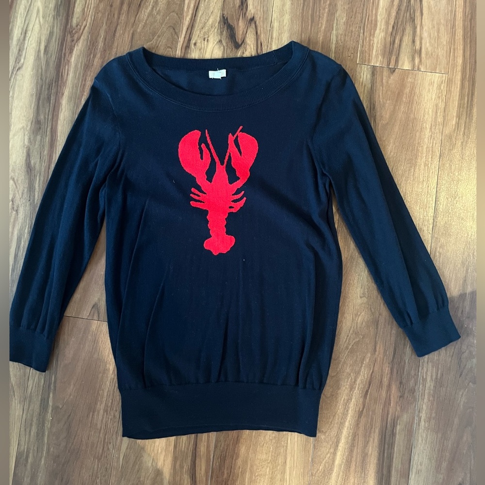 J.Crew Lobster Sweater